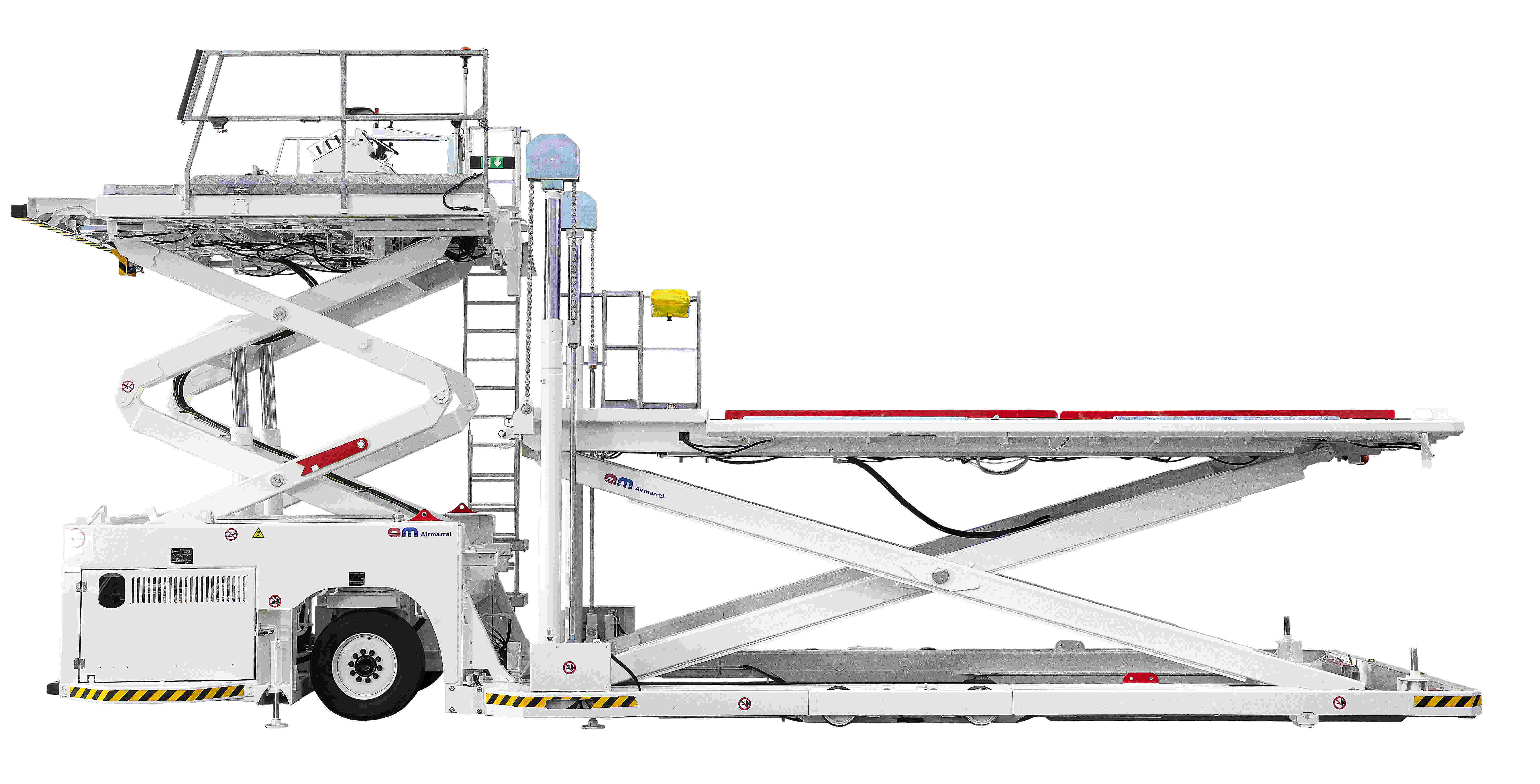 CONTAINER/PALLET LOWER AND MAIN DECK LOADER electric profile view